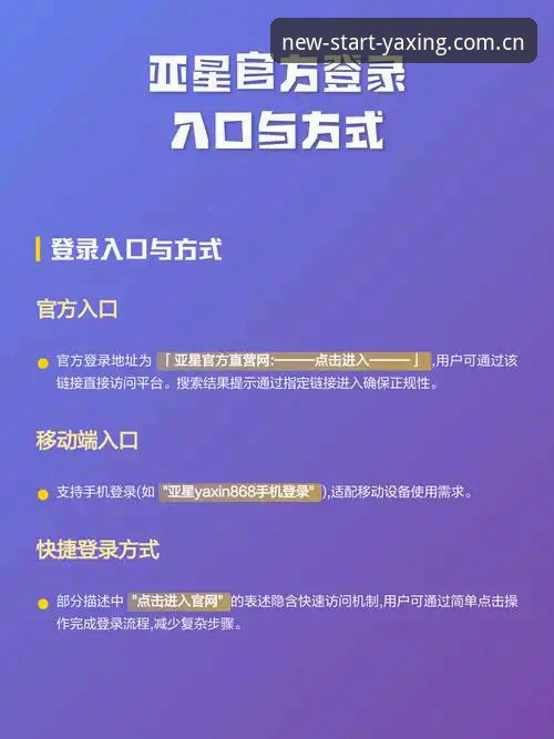 亚星体育平台的"新起点"入口，到底怎么用才不踩坑？